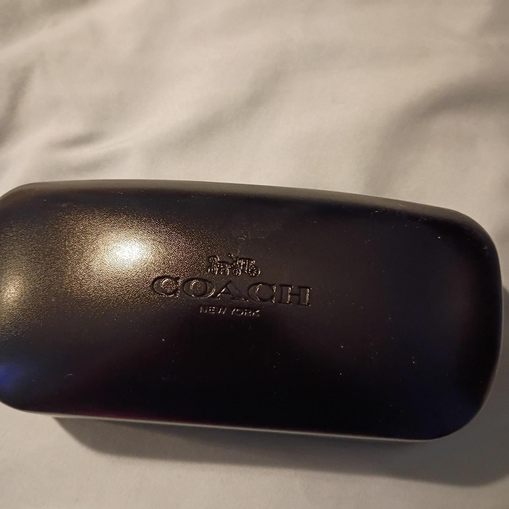 Coach Dark Eyeglass Case